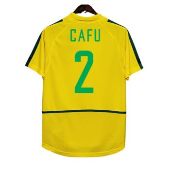 BRESIL 2002 CAFU.jpg Brazil Home Retro Shirt 2002