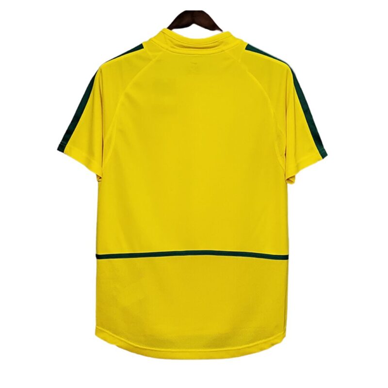 Brazil Home Retro Shirt 2002 - Image 2