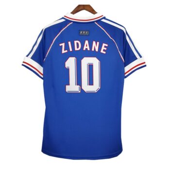 FRANCE 1998 ZIDANE France Home Retro Shirt 1998