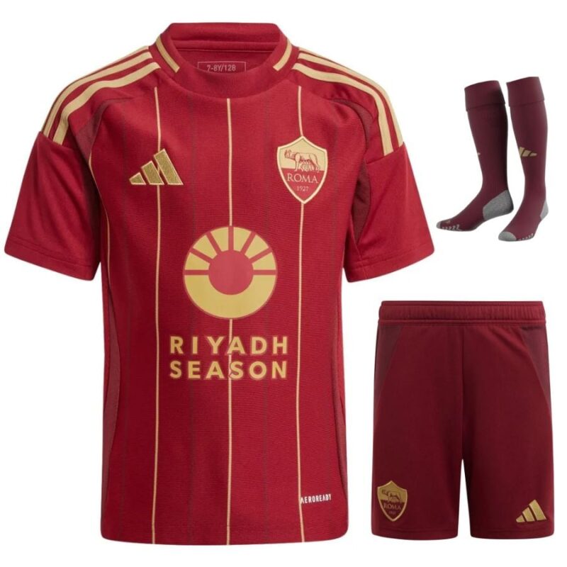AS Roma Home Kit 2024 2025 Kids