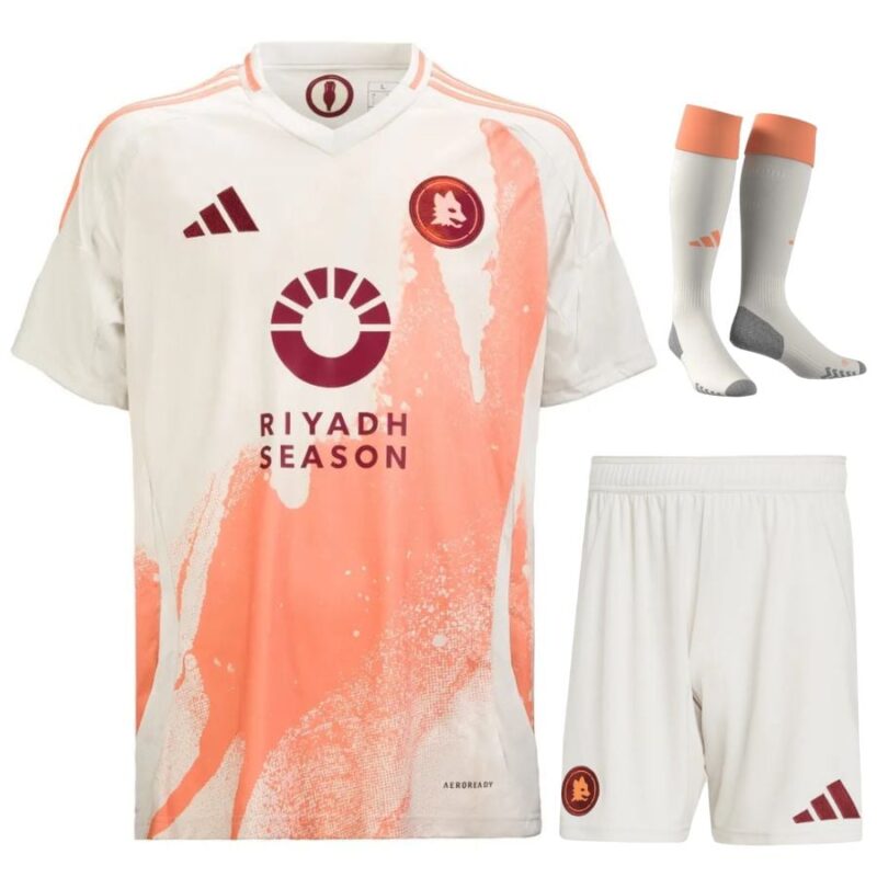 AS Roma Away Kit 2024 2025 Kids