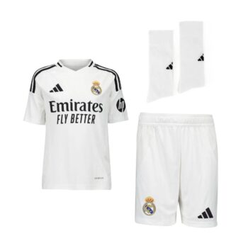 Real Madrid Home Kit 2024 2025 Kids