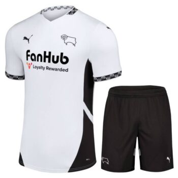 Derby County Home Kit 2024 2025 Kids