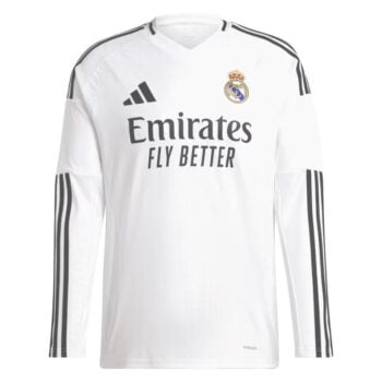 Real Madrid Home Long Sleeve Shirt 2024 2025