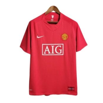 Manchester United Home Retro Shirt 2007 2008
