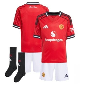 Manchester United Home Kit 2025 2026 Kids