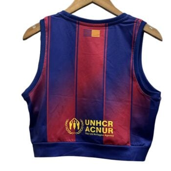 Design sans titre 1 Barcelona Home Women's Yoga Soccer Jersey 2024/25